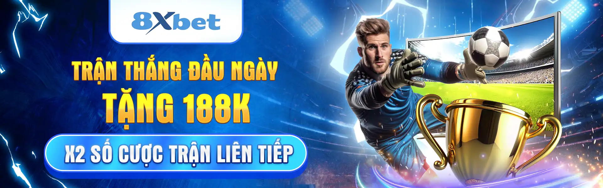 8xbet tặng 188k - x2 số cược liên tiếp