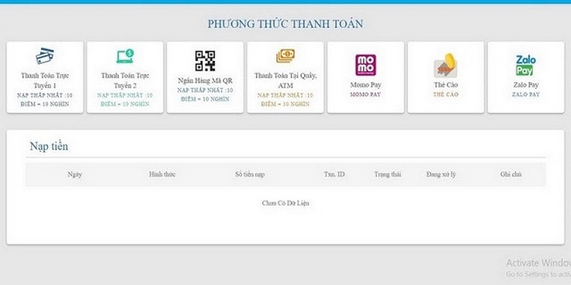 Nạp tiền 8XBET thông qua tiền điện tử vô cùng nhanh chóng